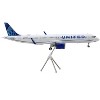 Airbus A321neo Commercial Aircraft "United Airlines" N44501 White w/Blue "Gemini 200" 1/200 Diecast Model Airplane by GeminiJets - 3 of 4