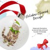 Royal Worcester Bah Humbug Cat Ornament, Wrendale Designs, 2.6 Inch Fine Bone China Christmas Bauble - Holiday Decoration Christmas Tree Ornament - 3 of 4