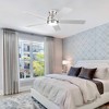BestParts 52" Brushed Nickel Low Profile Ceiling Fan with Silver Blades & LED Light Kit - 2 of 4