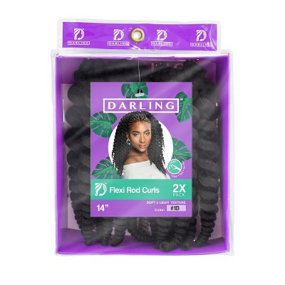 Darling Flexi Rod Curls 1b Hair Extension 2ct Target