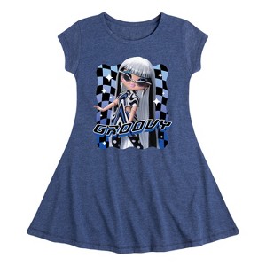 Girls' - LOL Surprise! - Groovy Babe Fit & Flair Cap Sleeve Dress - 1 of 3