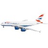Airbus A380 Commercial Aircraft "British Airways" (G-XLEE) White with Striped Tail 1/400 Diecast Model Airplane by GeminiJets - 2 of 4