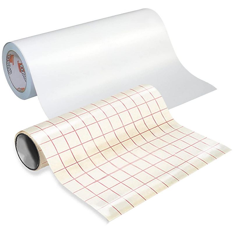 ORACAL - (12" x 10yrds (30ft) with 1ft x 2ft, 631 Roll of Matte White Vinyl for Cricut & Cameo Transfer Paper, 1 of 2