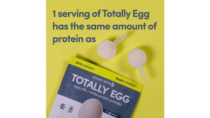 Designer Protein Egg Paleo and Keto Friendly Egg White &#38; Yolk Protein Powder - Classic Vanilla - 12.4oz, 2 of 6, play video