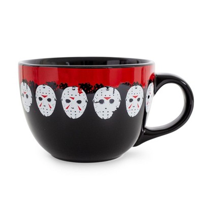 Silver Buffalo Friday The 13th Jason Mask Legacy Ceramic Soup Mug ...