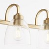Quorum Lighting Reyes 4 - Light Vanity in  Aged Brass - 4 of 4