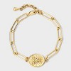 Bijoux Sport by Luv Aj MLS Gold Plated Brass Logo Coin Bracelet - Inter Miami CF Gold - 3 of 4