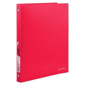 Enday 0.5" Matte Bright Color Poly 3-Ring Binder