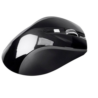 Monoprice Select Wireless Ergonomic Mouse - Black - Ideal For Work, Home, Office, Computers - Workstream Collection