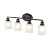 Millennium Lighting Amberle 4 - Light Vanity in  Matte Black - 2 of 4