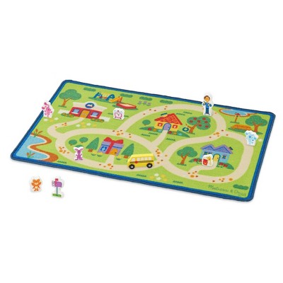 Melissa & Doug Blues Clues & You! Blue's Neighborhood Activity Rug