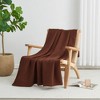 100% Cotton Waffle Weave All-Season Throw Blanket - Great Bay Home - 3 of 4