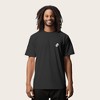 Dalix Sippin' Cup Coffee Ghost Embroidered Relaxed Heavy Soft Cotton T Shirt Mens - 2 of 4