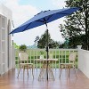homfan 9Ft Patio Umbrella - 8 Sturdy Ribs Outdoor Table Umbrella with Crank Lift & Push Button Tilt - Market Umbrella for Pool, Deck, Yard, Garden - 2 of 4
