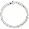 Herringbone Snake Chain Bracelet, 4mm Domed,Fashionable and Exquisite, Suitable for Women - 2 of 4