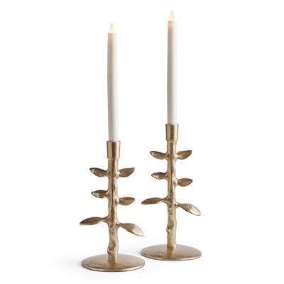 Plum & Post Brier Taper Candle Holders Set of 2