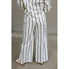 Women's Stripe Straight Leg Pants - MIOU MUSE - 2 of 4