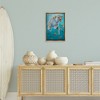 Stupell Industries Swimming Tiger Among Fish Black Framed Floater Canvas Wall Art - 2 of 4