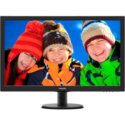 Philips V-line 273V5LHSB 27" Full HD WLED LCD Monitor - 16:9 - Black Hairline, Textured Black - 1920 x 1080 - 16.7 Million Colors - 300 Nit - 1 ms GTG