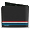 Mens GI JOE Title Logo Stripe Bi-Fold Wallet - 2 of 3