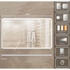 NicBex Bathroom Mirror,Rectangular White Framed Vanity Mirror,Dimmable Anti-Fog LED Wall Mirror for Bathroom,Living Room,Bedroom - 3 of 4