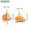 Unique Bargains Wedding Prom Parties Special Events Artificial Wrist Corsage 1 Set - 3 of 4