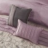 NicBex 7-Piece Elegant Transitional Embroidered Bedding Comforter Sets, Bedding Set with Piecing and Embroidery Details, Machine Washable - 2 of 4