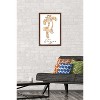 Trends International Disney Simple Moments Line Art - Tigger Framed Wall Poster Prints - 2 of 4