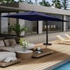 CASAINC 10x13 ft Square Cantilever Umbrella With 4-Piece Base Included - 2 of 4