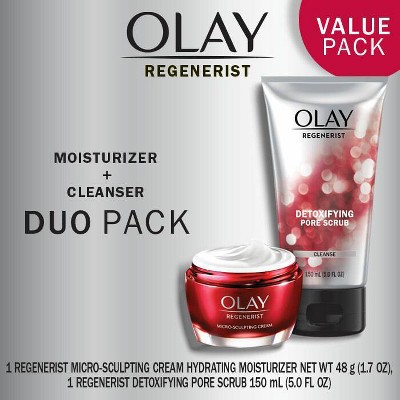 Olay Regenerist Face Wash and Moisturizer - Duo Pack - 5.0 fl oz/1.7oz