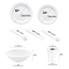 Smarty Had A Party White w/ Silver Vintage Plastic Tableware Set - 60 Sets - 2 of 4