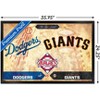Trends International MLB Rivalries - Los Angeles Dodgers vs San Francisco Giants Framed Wall Poster Prints - 3 of 4