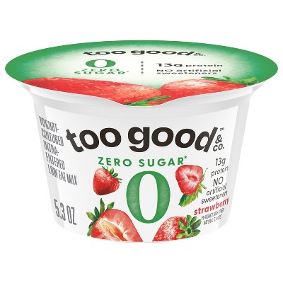 Too Good & Co. Zero Sugar Strawberry Yogurt - 5.3oz