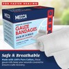 MEDca Medical Grade Gauze Bandage Rolls - Stretch Bandage Wrapping for Dressing all Types of Wounds and First Aid Kits - 2 of 4
