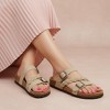 CUSHIONAIRE Women's Lizzy Cork Footbed Sandal - Comfortable, Adjustable Straps, Arch Support, Wide Widths Available, Boho Chic Summer Slides - 4 of 4