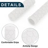 Unique Bargains Bike Handlebar Grips Covers 4.02" White 1 Pair - 4 of 4