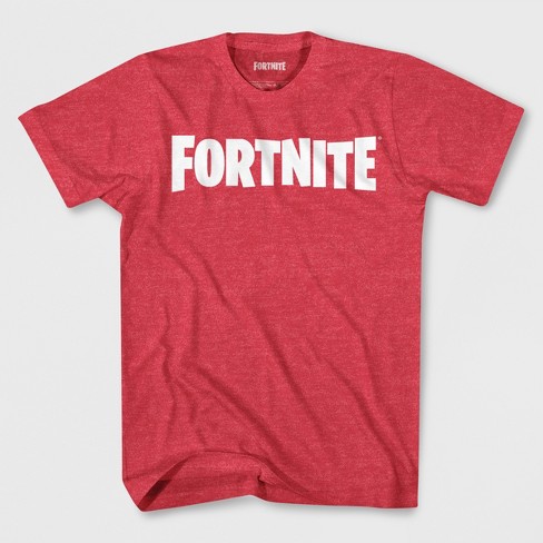 Boys Fortnite Logo Short Sleeve Graphic T Shirt Red Xl - 