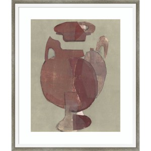 Amanti Art Abstract Vessel I by Rob Delamater Wood Framed Wall Art Print - 1 of 4