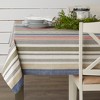 Design Imports  Stripe Tablecloth, Warm Stripe, 60X84" - 3 of 4