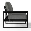 WestinTrends Montara Outdoor HDPE Left Arm Sectional Patio Corner Club Chair with Patio Cushions - 4 of 4
