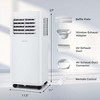 Costway Portable Air Conditioner 8000 BTU 3 in 1 AC Unit with Fan & Dehumidifier Sleep Mode 5100 BTU(8000BTU ASHRAE) - 3 of 4