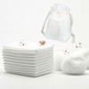 Unique Bargains 150pcs Makeup Cotton Pads Facial Lip Eye Makeup Remover Pads Soft Gentle Makeup Tools White - 3 of 4