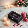 Elegant 12-Slot Watch Box, Lockable Case with Glass Lid, 2 Layers, 1 Drawer for Rings, Bracelets - Gift Idea in Synthetic Leather - 4 of 4