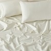 Cream 300TC Sateen Full 4pc Sheet Set - Levtex Home - image 3 of 4