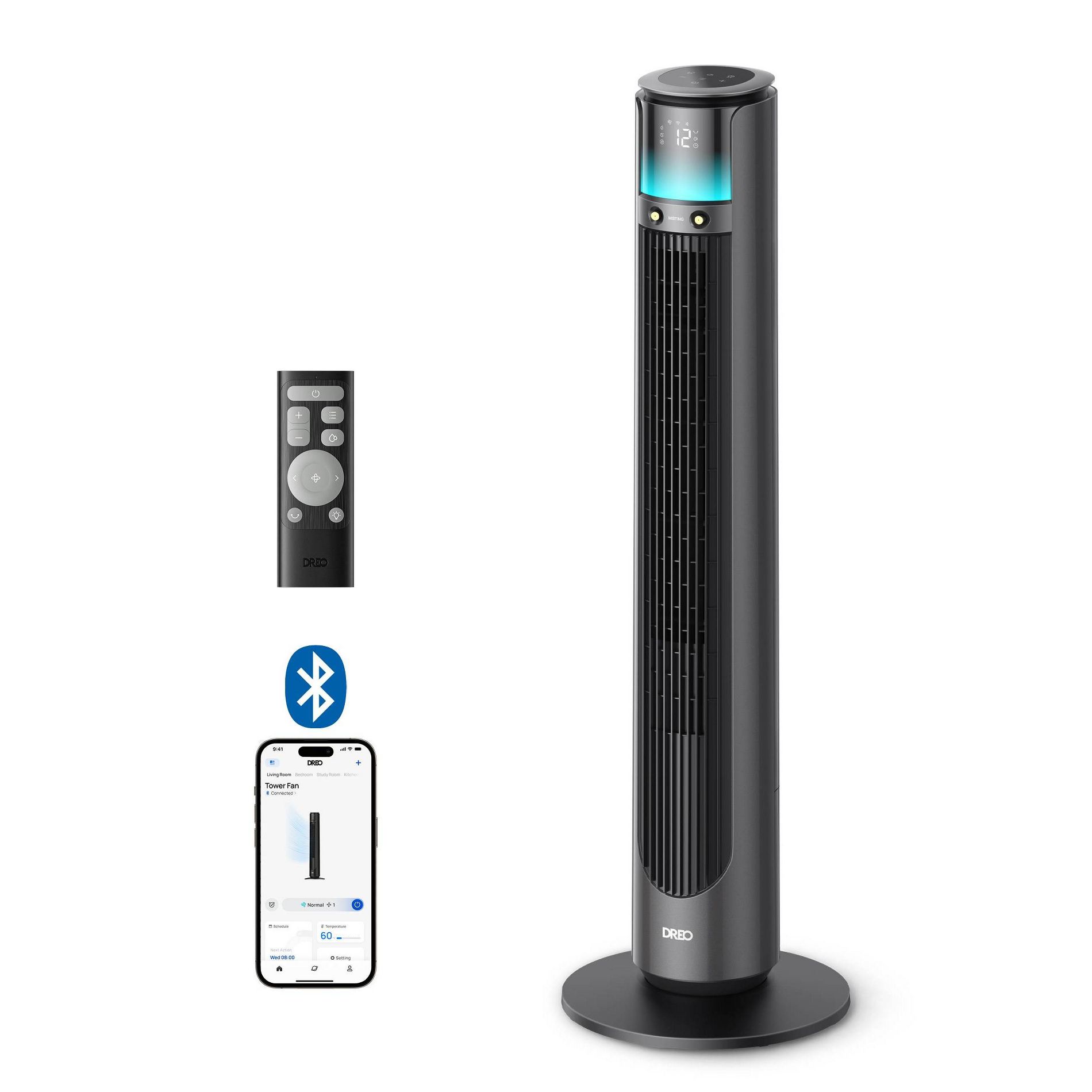 Dreo Smart 42'' Misting Portable Fan