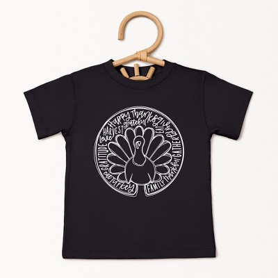 The Juniper Shop Turkey Circle Toddler Short Sleeve Tee