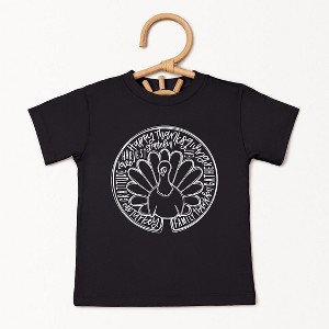 The Juniper Shop Turkey Circle Toddler Short Sleeve Tee - 1 of 3