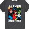 Boys' - Marvel - Be Your Own Hero Short Sleeve Graphic T-Shirt - 2 of 4