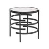 NicBex Modern 32.48" Round Coffee Table with Smooth Edges and Iron Frame for Living Room - 3 of 4