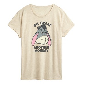 Women's - Winnie The Pooh - Oh Great Eeyore Short Sleeve Graphic T-Shirt - 1 of 4